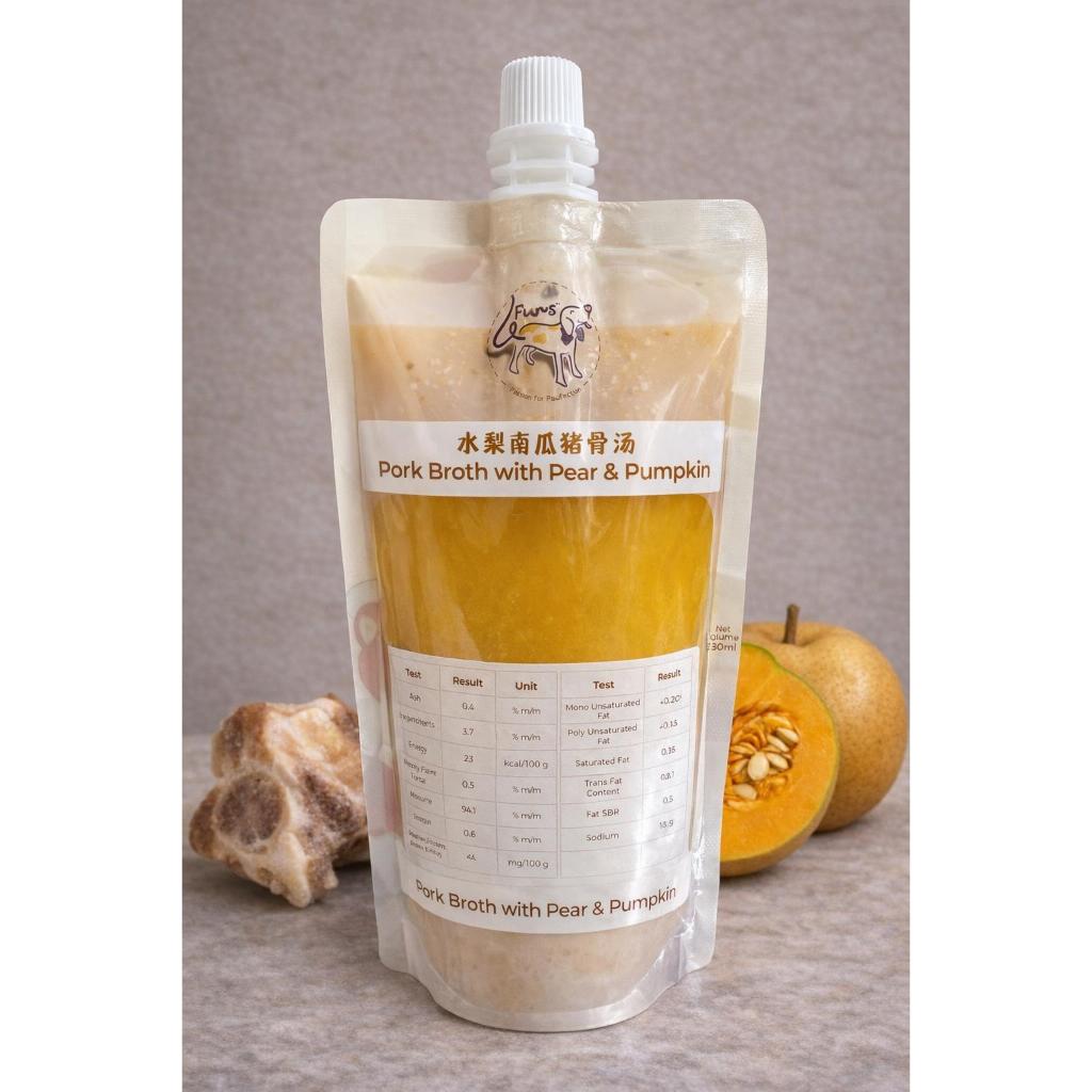 Pork Broth with Pear and Pumpkin 5x250ml Dog Soup