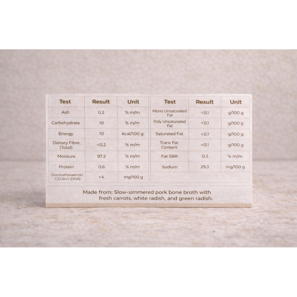 Three Root Pork Broth 5x250ml Dog Soup