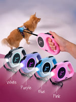 Load image into Gallery viewer, LED Retractable Leash