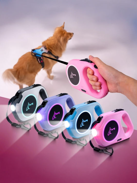 LED Retractable Leash