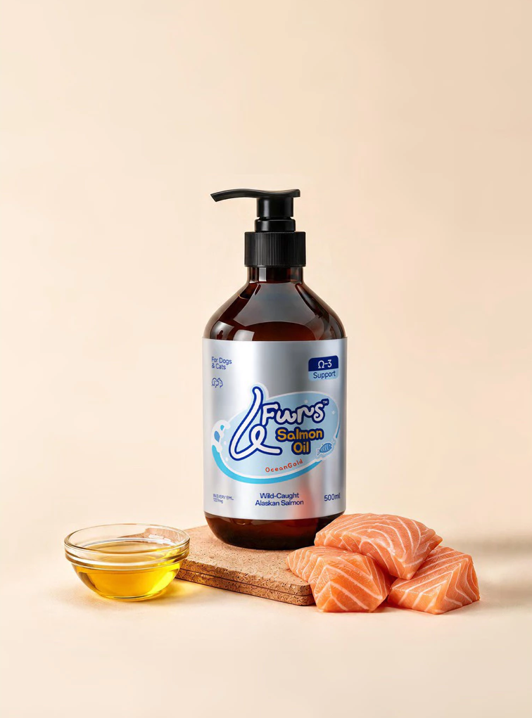 4Furs Wild-Caught Alaskan Salmon Oil for Dogs & Cats