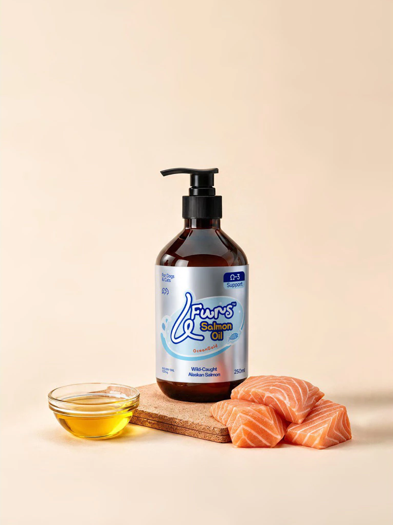 4Furs Wild-Caught Alaskan Salmon Oil for Dogs & Cats
